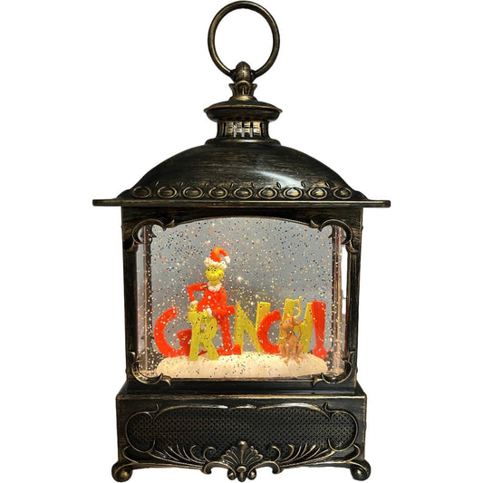 Cotton Candy - Xmas Square Grinch Lantern With Max - Dr. Seuss