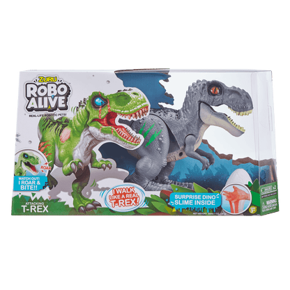 Zuru - Robo Alive Dinosaur With Slime Assorted Colors