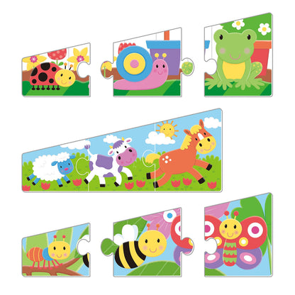 GALT - Size Sorting Puzzles - Educational Activity Kit