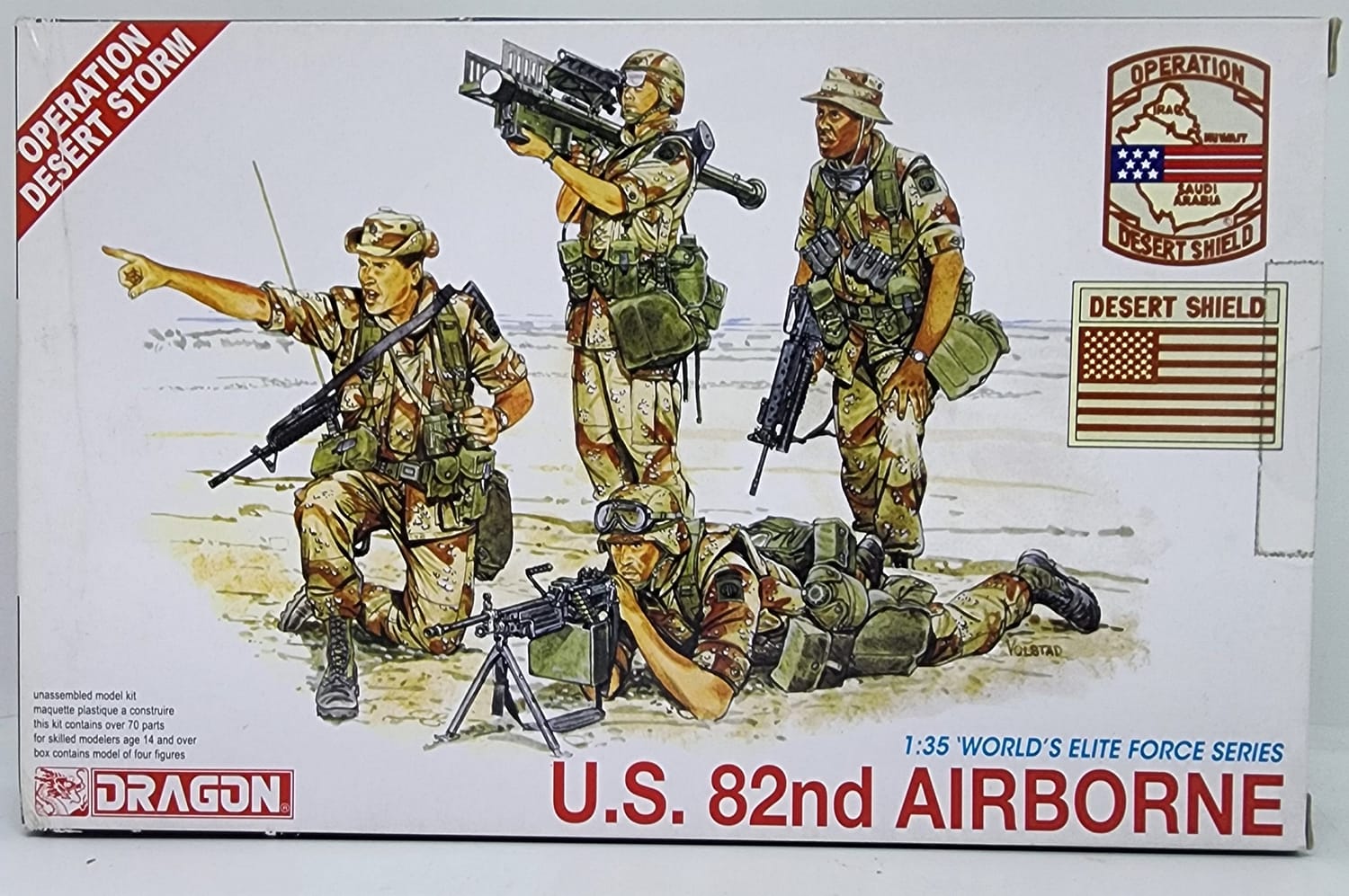 DRAGON 1:35 US 82nd Airborne 3006 PLASTIC MODEL KIT