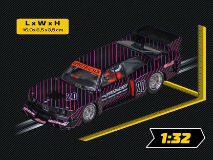 Carrera -  Evolution 1:32 - Bmw 320 Turbo Flachbau Oppitzhauser No.20 Slot Car Also Suits Scalextric