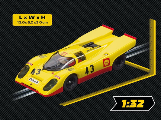 Carrera -  Evolution 1:32 - Porsche 917 Kh No.43 Slot Car Also Suits Scalextric