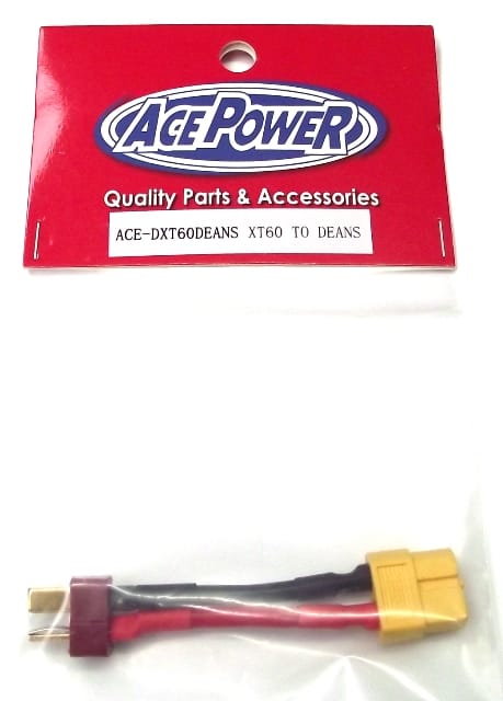 ACE XT60 TO MALE DEANS  ADAPTER