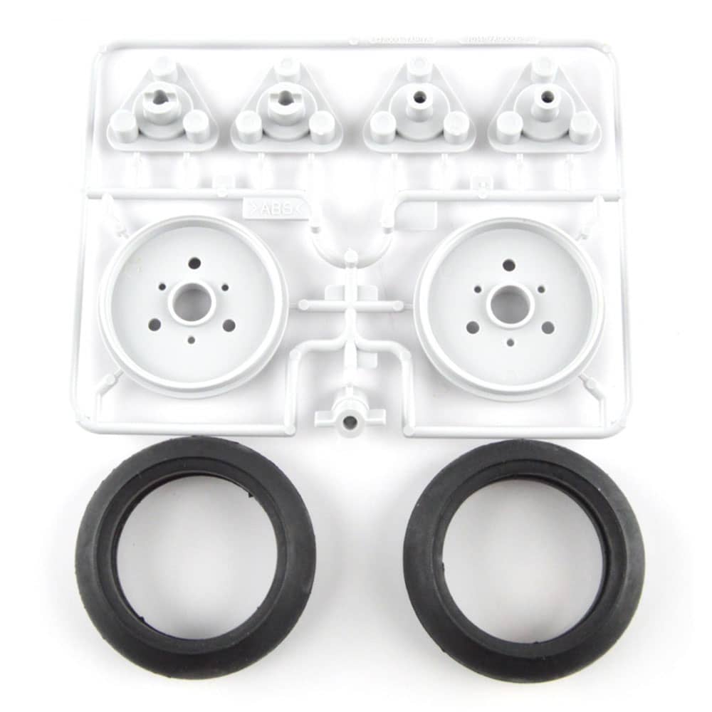 TAMIYA -  NARROW TYRES SET 58MM  T70145  PLASTIC MODEL KIT