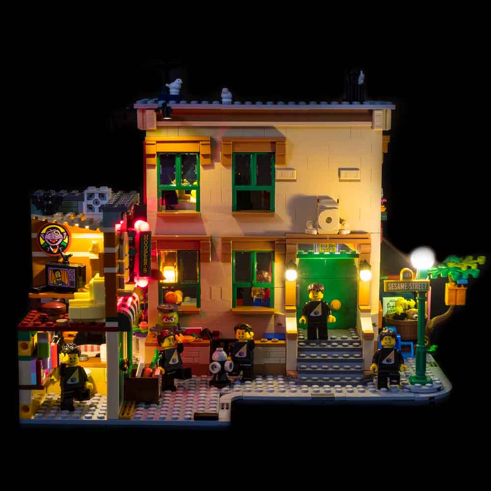 Light My Bricks - LIGHT KIT for LEGO 123 Sesame Street 21324
