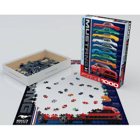 Eurographics - Ford Mustang 50 Years - Jigsaw Puzzle 1000 Pieces