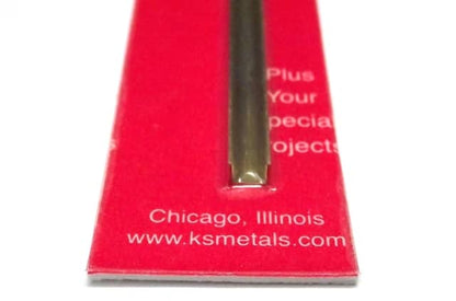 K&S METAL #9887 BRASS CHANNEL 1:4X300MM 1PCS