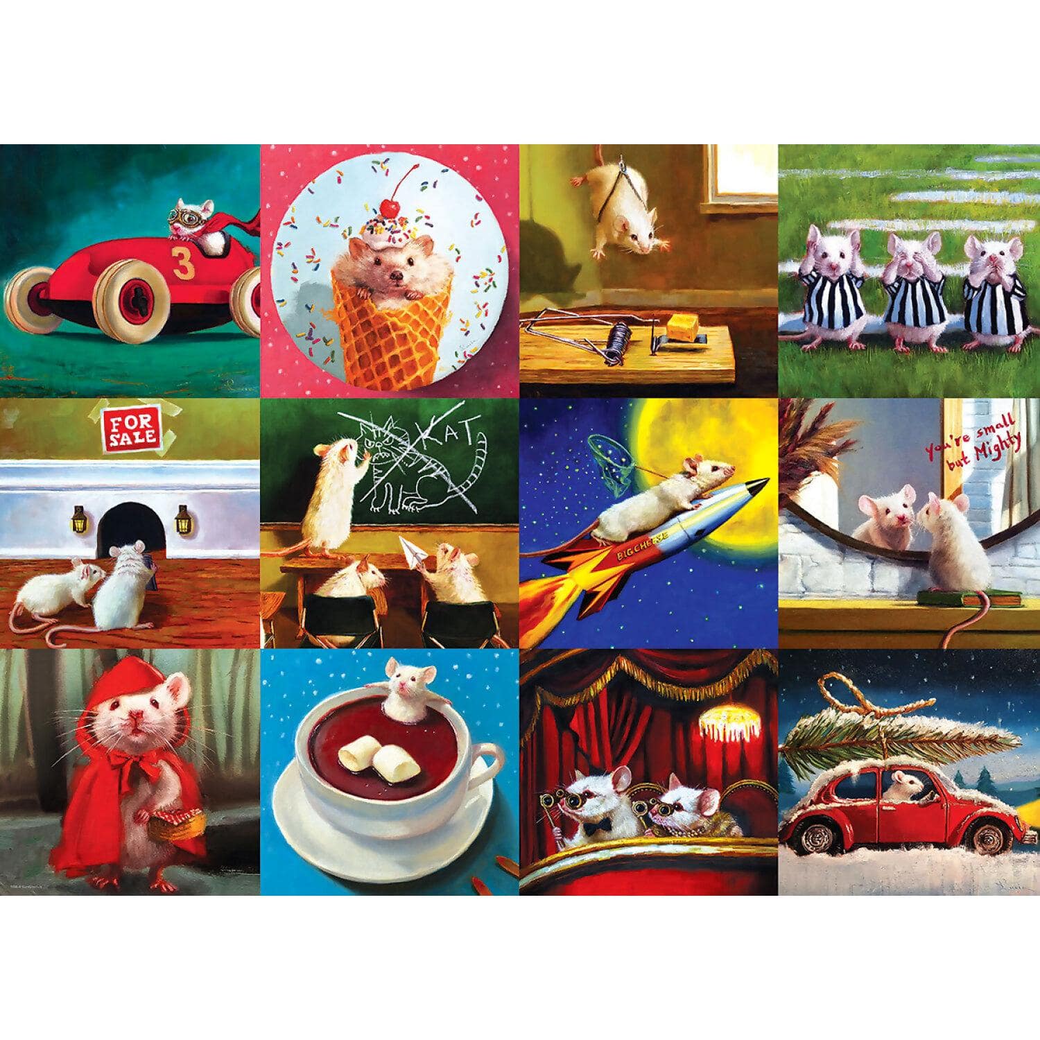 Eurographics - Funny Mice - Jigsaw Puzzle 1000 Pieces