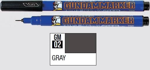 GUNDAM -  MARKER ULTRA FINE GREY GM02