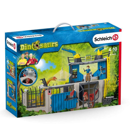 Schleich - Large Dino Research Station  Dinosaur Figurine Animal Playset
