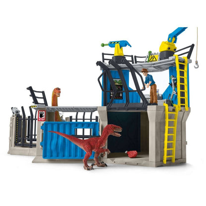 Schleich - Large Dino Research Station  Dinosaur Figurine Animal Playset