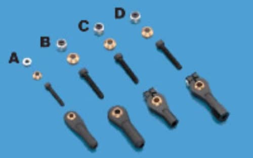 DUBRO -  4-40 HD BALL LINKS 2PK  2262