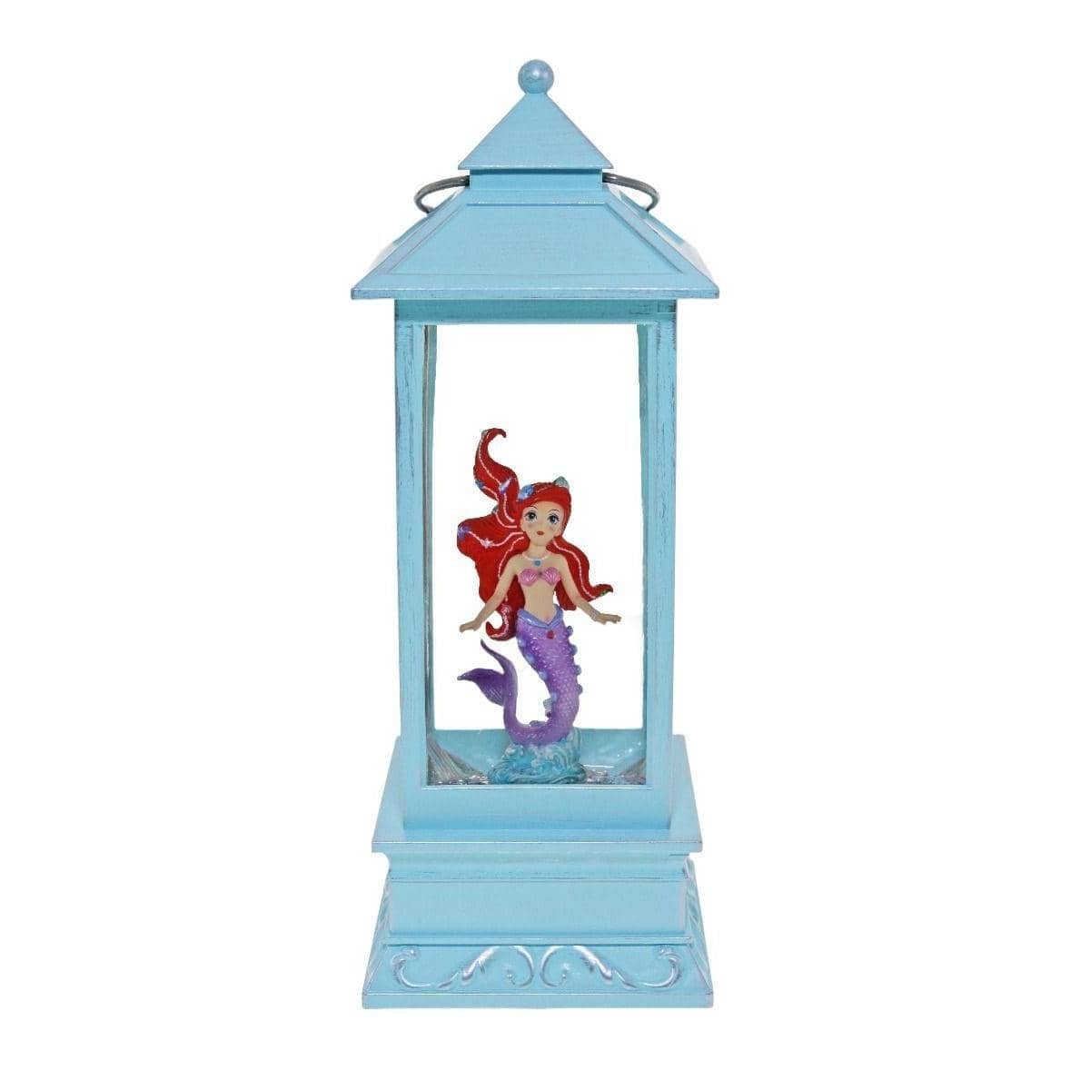 Cotton Candy -  Aqua Glitter Lantern Mermaid Princess