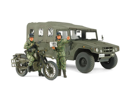 TAMIYA -   1:35   JGSDF Reconnaissance Motorcycle & High Mobility Vehicle Set Limited Edition Static 25188 PLASTIC MODEL KIT