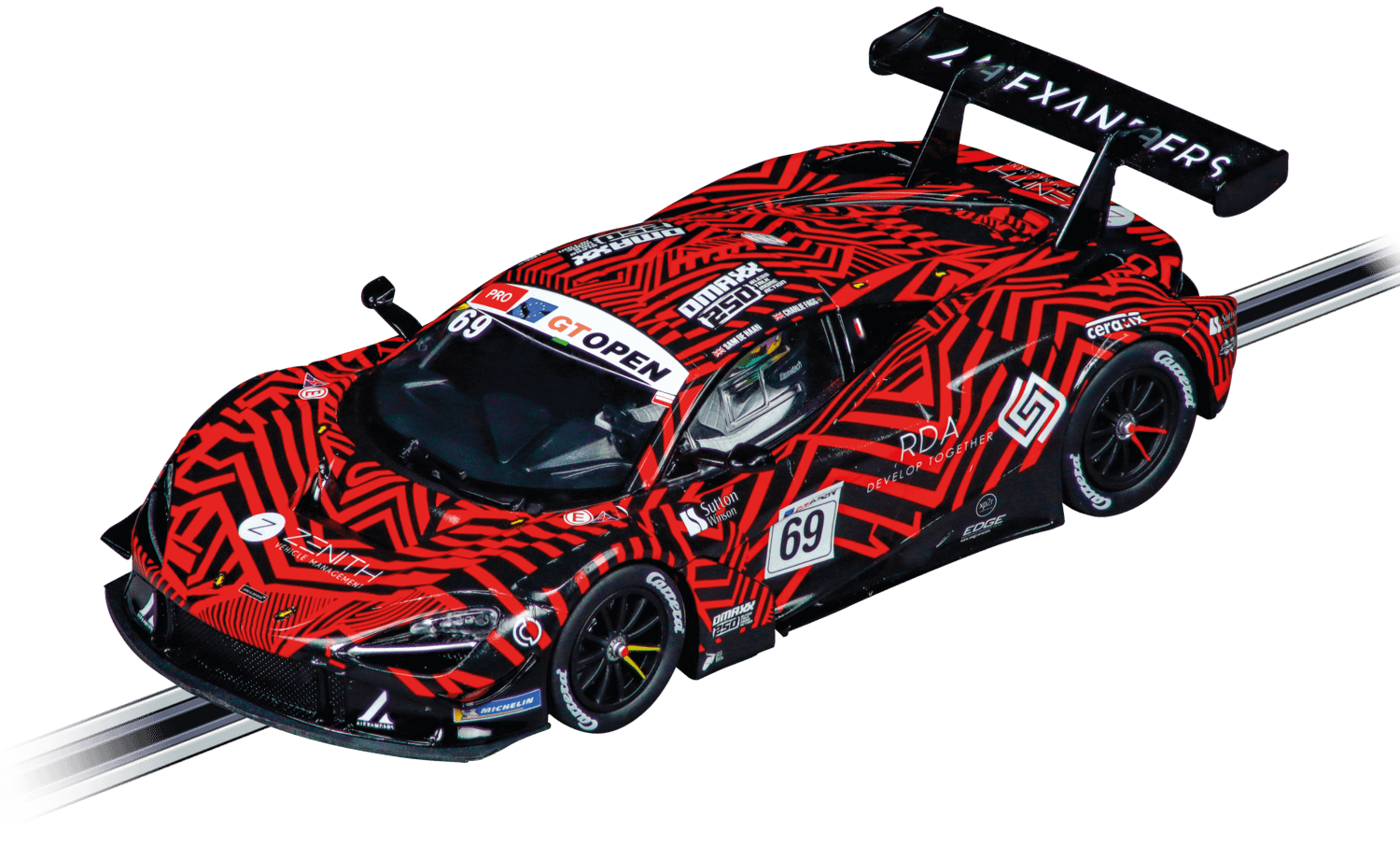 Carrera - Evolution 1:32 - McLaren 720S GT3 Optimum Motorsport #69 International GT Open 2023 - Slot Car Also Suits Scalextric
