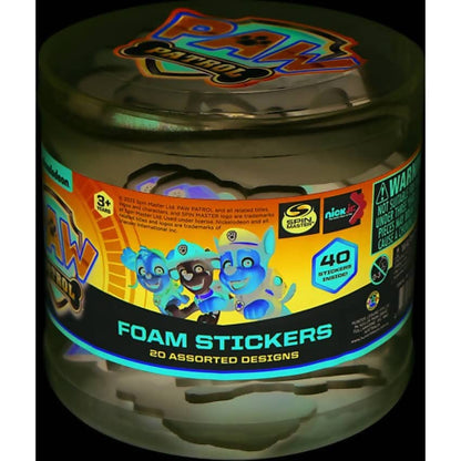 Paw Patrol - Foam Stickers 40pk