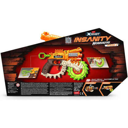 Zuru - X-shot Insanity Horrorfire Reaper X With 8 Darts