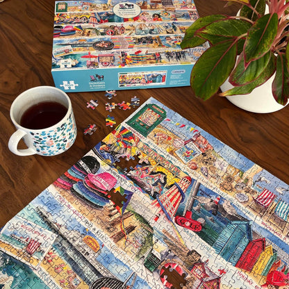 Gibsons - Deckchairs & Donkeys Jigsaw Puzzle 1000 Pieces