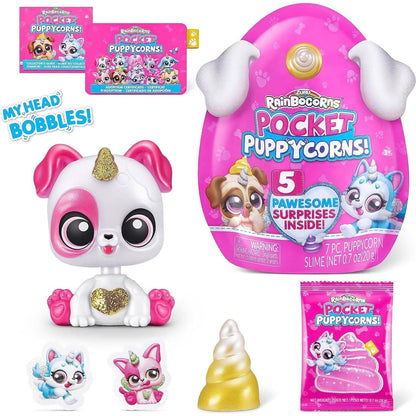 Zuru - Rainbocorns Pocket Puppycorn Surprise Bobble Head Assorted Styles