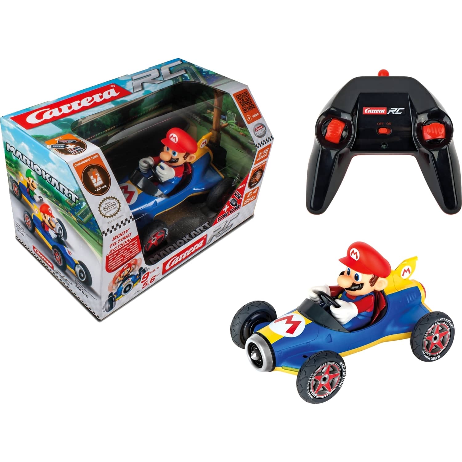 Carrera - RC 2.4GHz Mario Kart Mach 8 Mario