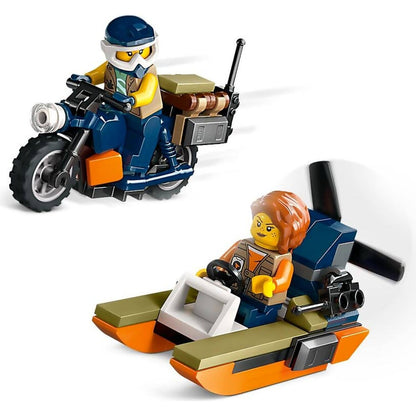 LEGO 60437 Jungle Explorer Helicopter at Base Camp - City