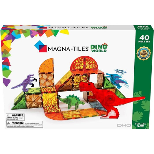 Magna Tiles - Dino World 40 Piece Set - Johnco