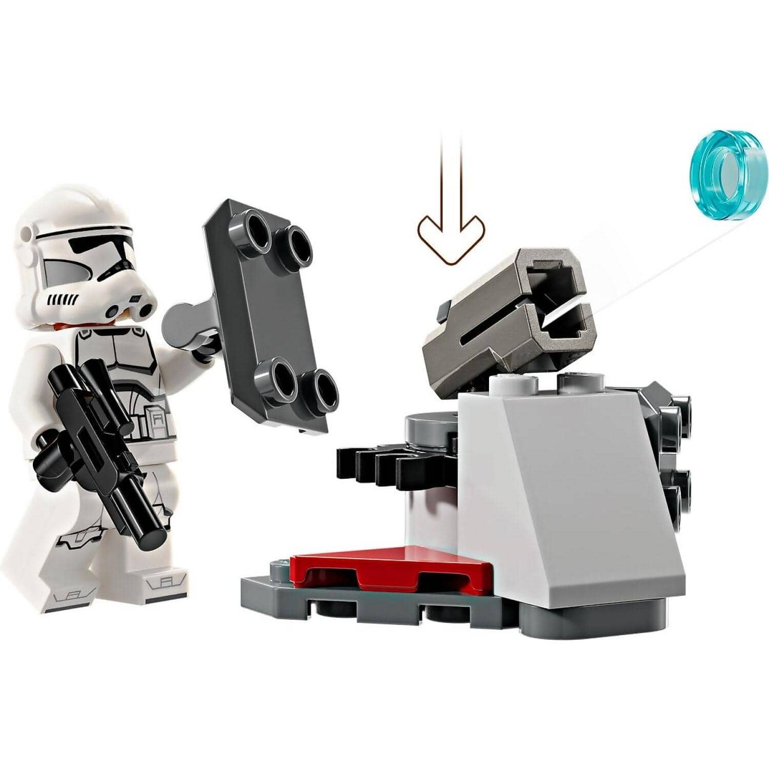 LEGO 75372 Clone Trooper & Battle Droid Battle Pack - Star Wars