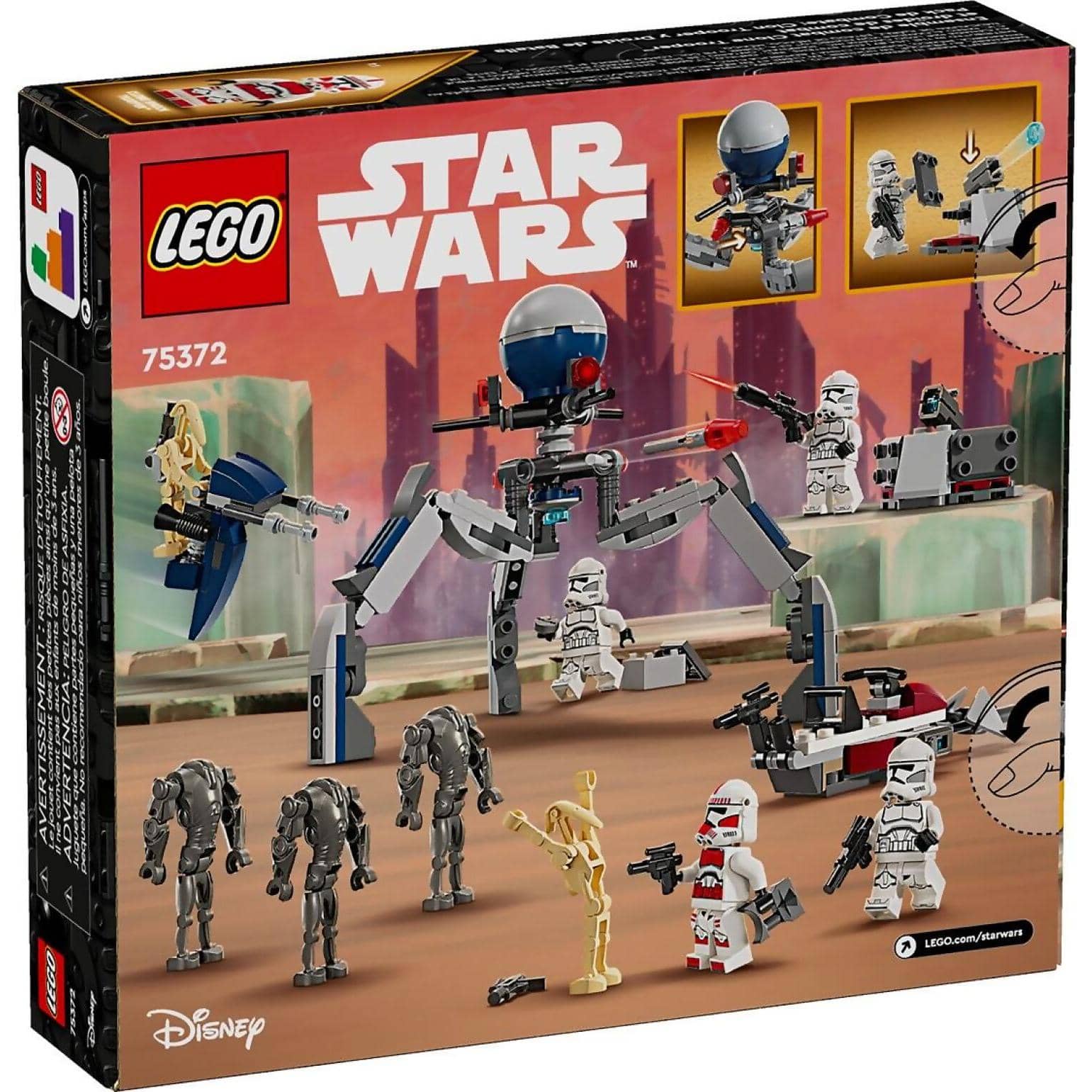 LEGO 75372 Clone Trooper & Battle Droid Battle Pack - Star Wars