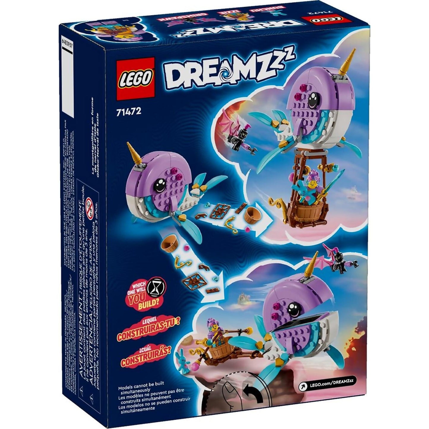 LEGO 71472 Izzie's Narwhal Hot-Air Balloon - DREAMZzz