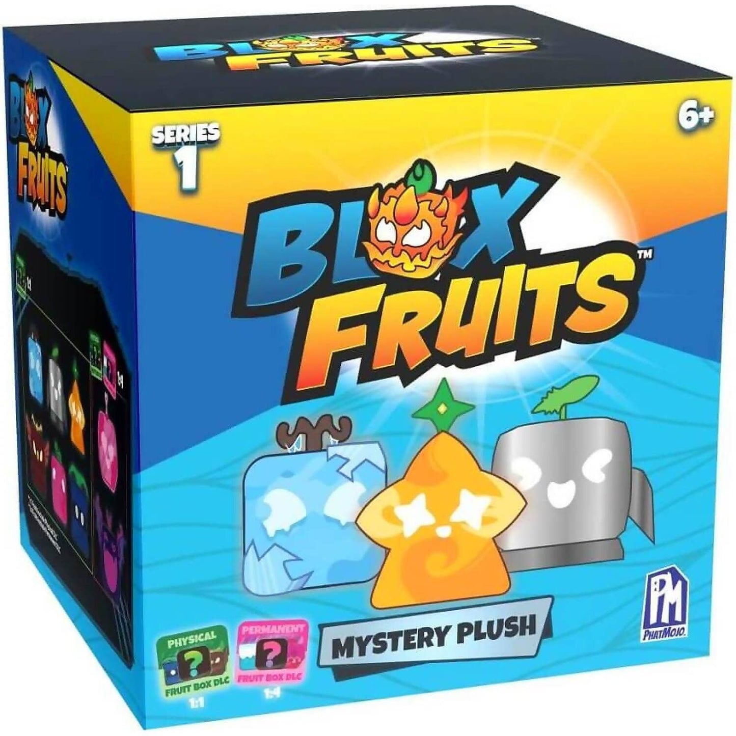 Phatmojo - Blox Fruit Plush Asst With Dlc Code 4inch Collectible Blind Box