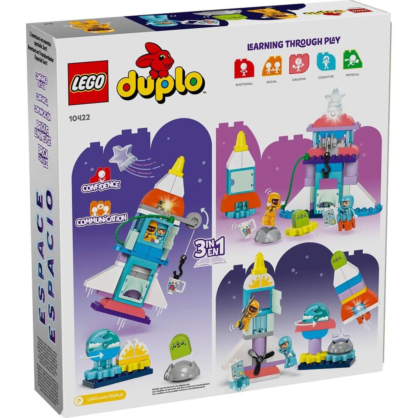 LEGO 10422 3in1 Space Shuttle Adventure - Duplo