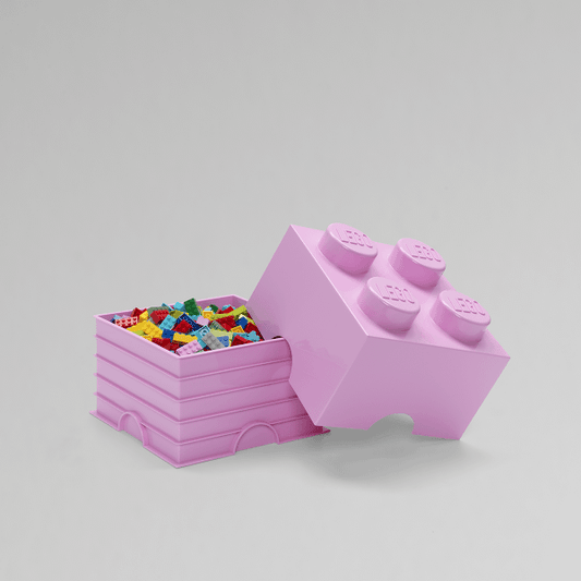 LEGO  Storage Brick 4 Light Pink 4003 - Room Copenhagen