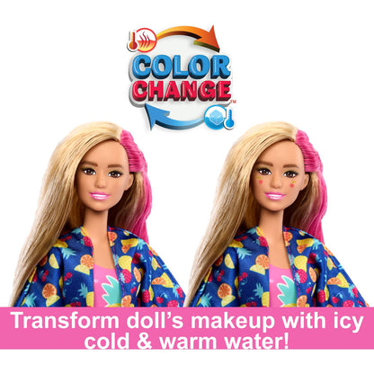 Barbie - Pop Reveal Rise & Surprise Gift Set With Scented Doll Squishy Scented Pet & More 15+ Surprises - Mattel