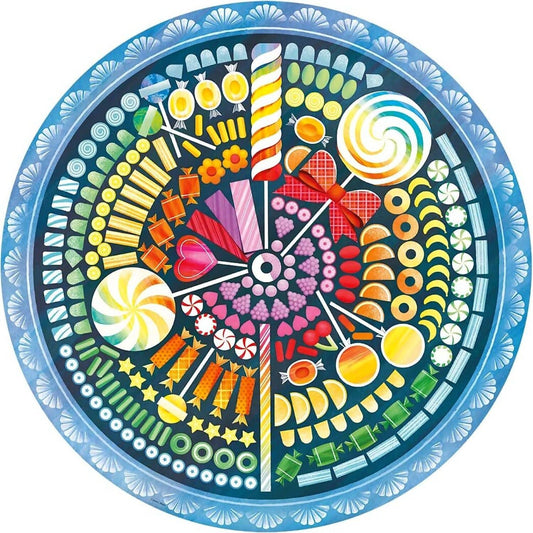 Ravensburger - Circle Of Colours Candies Jigsaw Puzzle 500 Pieces