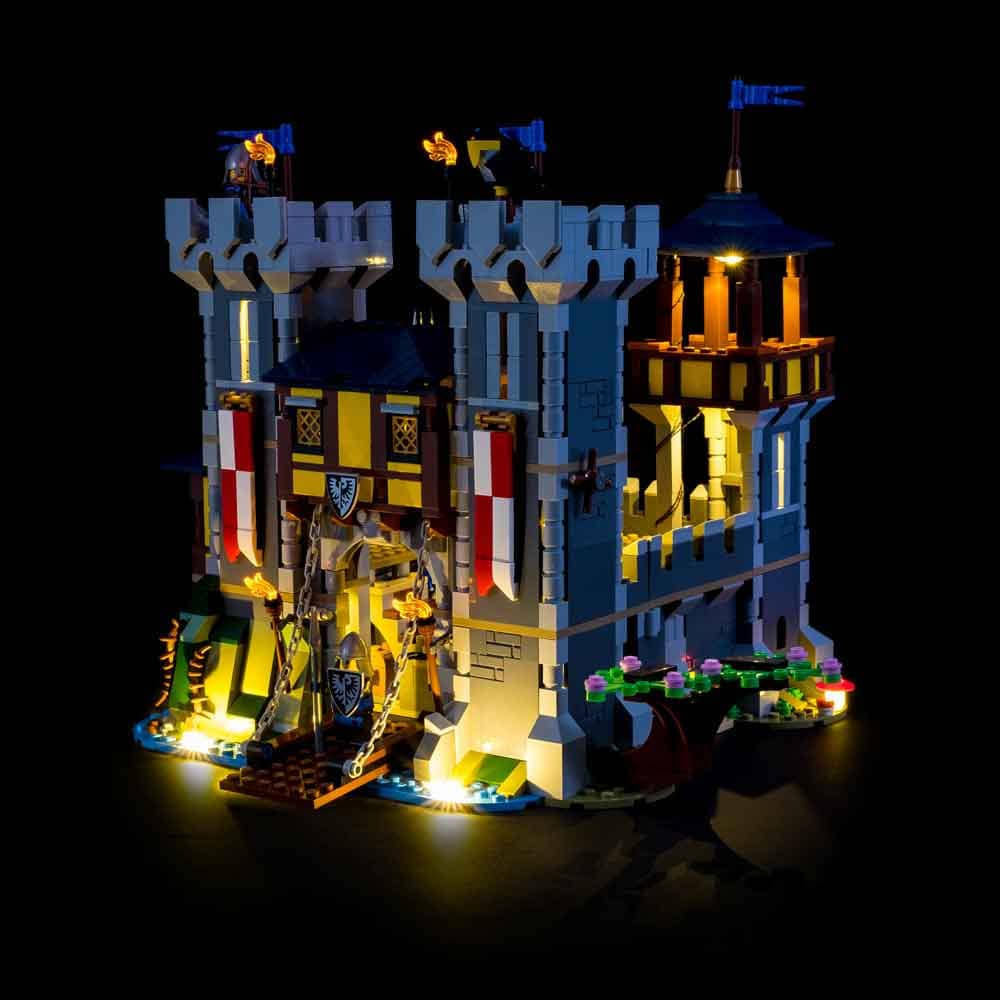 Light My Bricks - LIGHT KIT for LEGO Medieval Castle 31120