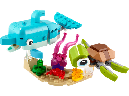 LEGO 31128 Dolphin and Turtle - Creator 3-in-1