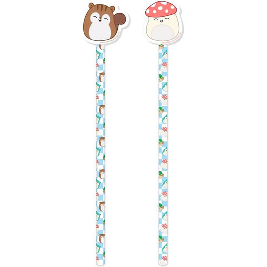Squishmallows - Cottage Collection Pencil & Eraser Toppers - Jasnor