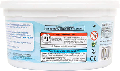 Crayola -  1.13 Air Dry Clay Terracotta Colour Sculpt Model Clay Great For Art Projects! Crayola