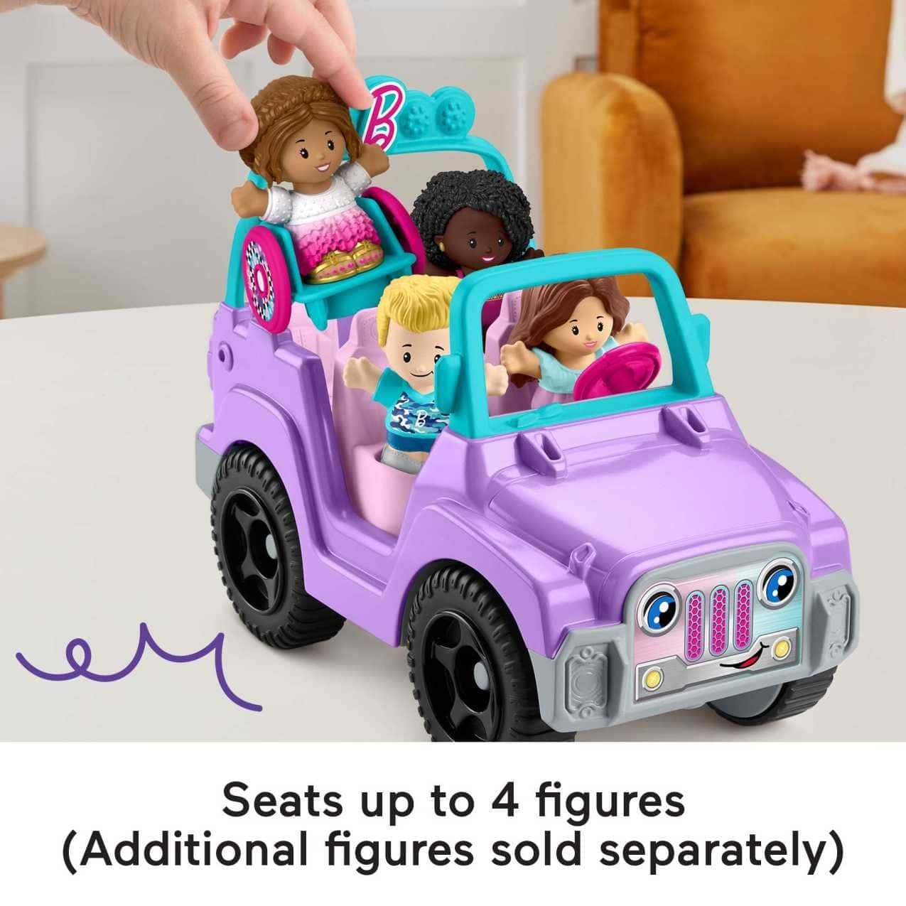 Barbie -  Little People With Beach Cruiser Music Sounds And 2 Figures - Fisher-Price