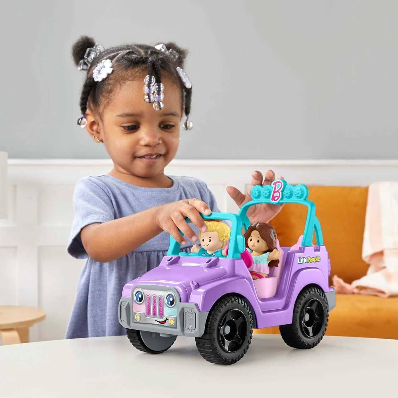 Barbie -  Little People With Beach Cruiser Music Sounds And 2 Figures - Fisher-Price