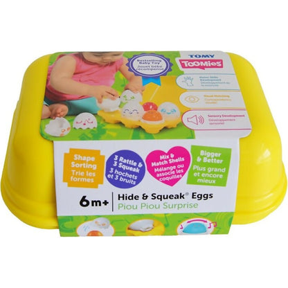 TOMY -  - Hide & Squeak Eggs - Tomy