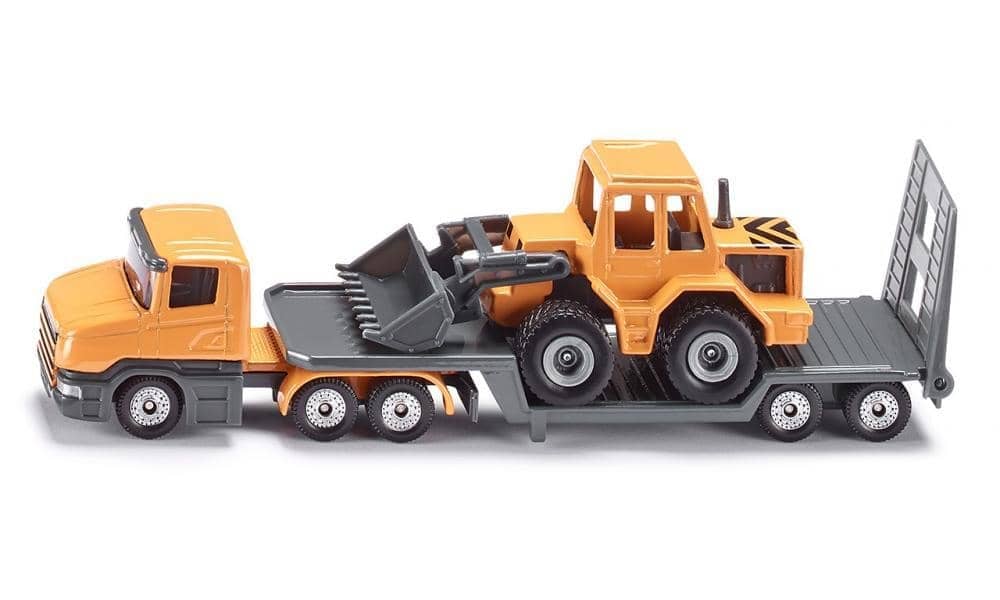 Siku - Low Loader With Front Loader Transport  Load-up