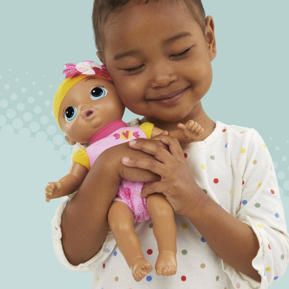 Baby Alive - Sweet N Snuggly Baby Soft-bodied Washable Doll Bottle First Baby Doll Toy For Kids 18 Months Old And Up Hasbro
