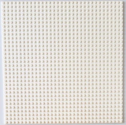 BASEPLATE 32x32 Studs White Generic Brand
