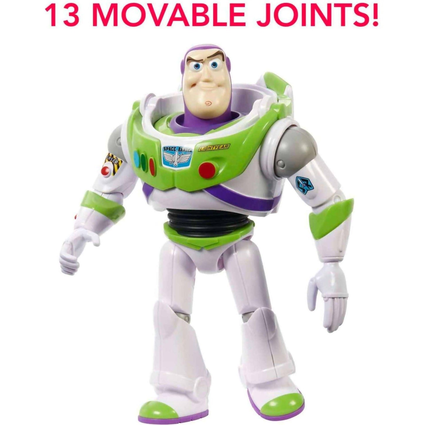 Disney Pixar - Toy Story Large Buzz Lightyear Action Figure Collectible Toy In 12-inch Scale