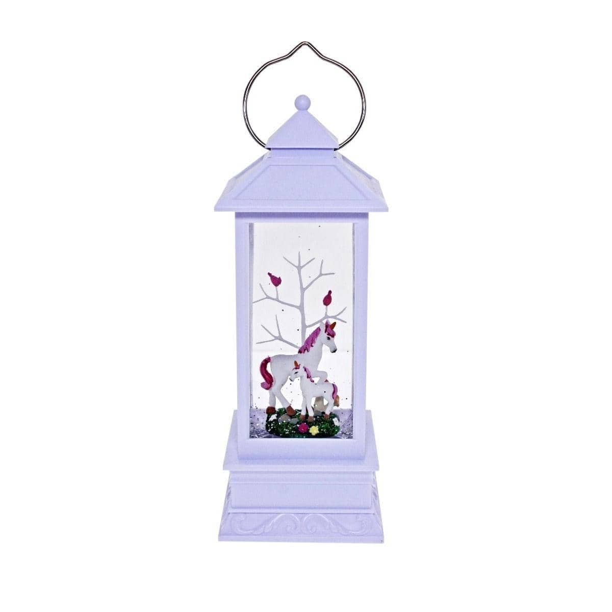 Cotton Candy - Lantern With Unicorn And Baby
