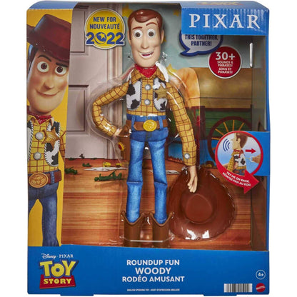 Disney -  And Pixar Toy Story - Woody Talking Toy 20 Phrases Of Roundup Fun - Mattel