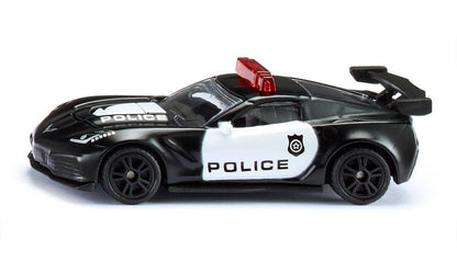 Siku - Chevrolet Corvette ZR1 Police Car Black & White