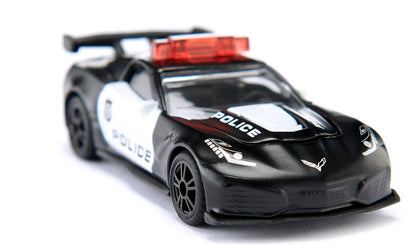 Siku - Chevrolet Corvette ZR1 Police Car Black & White