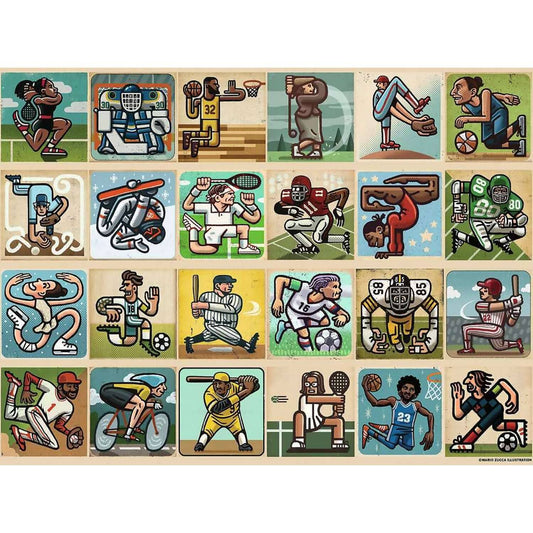 Ravensburger - Awesome Athletes Jigsaw Puzzle 300pc